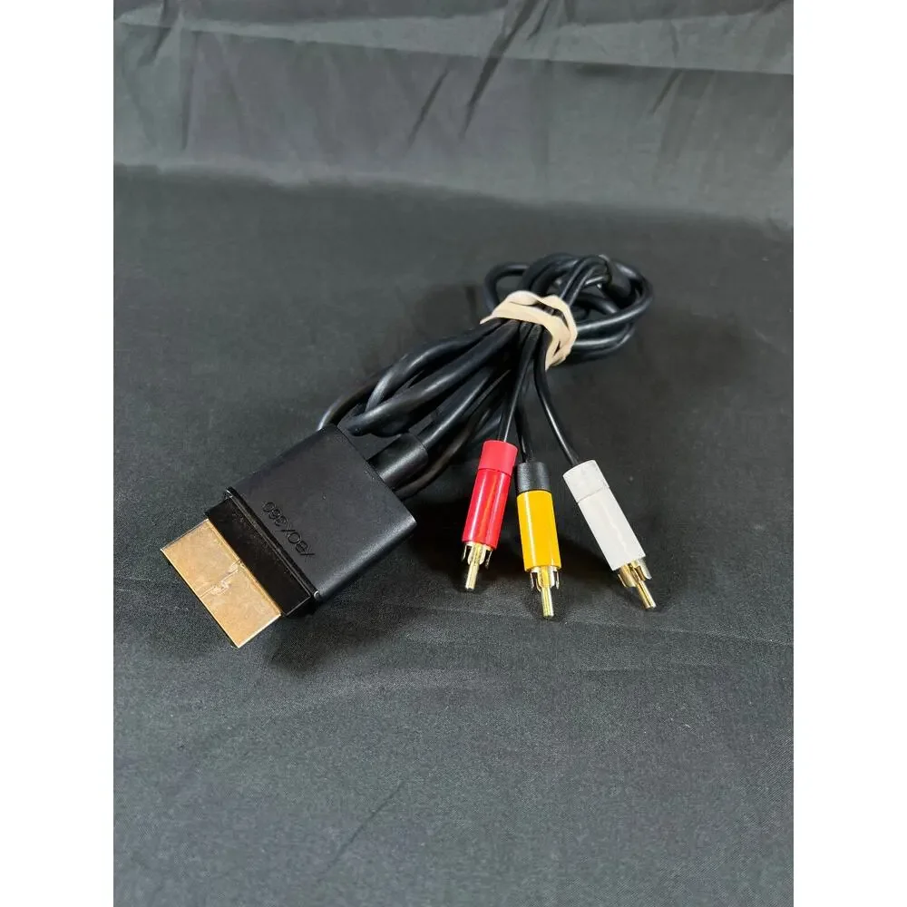 Microsoft XBOX 360 Genuine System AV Composite Cable X821376-002